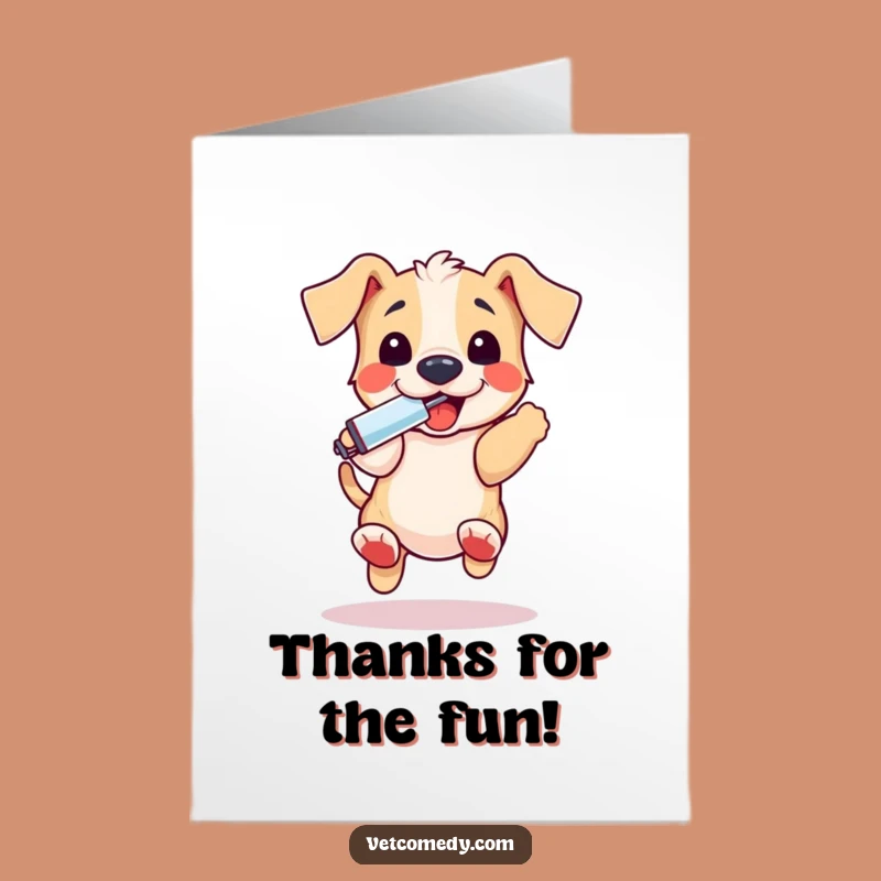 Free Printable Puppy Thank You Card: Humorous DIY Downloadable Gift to Show Gratitude